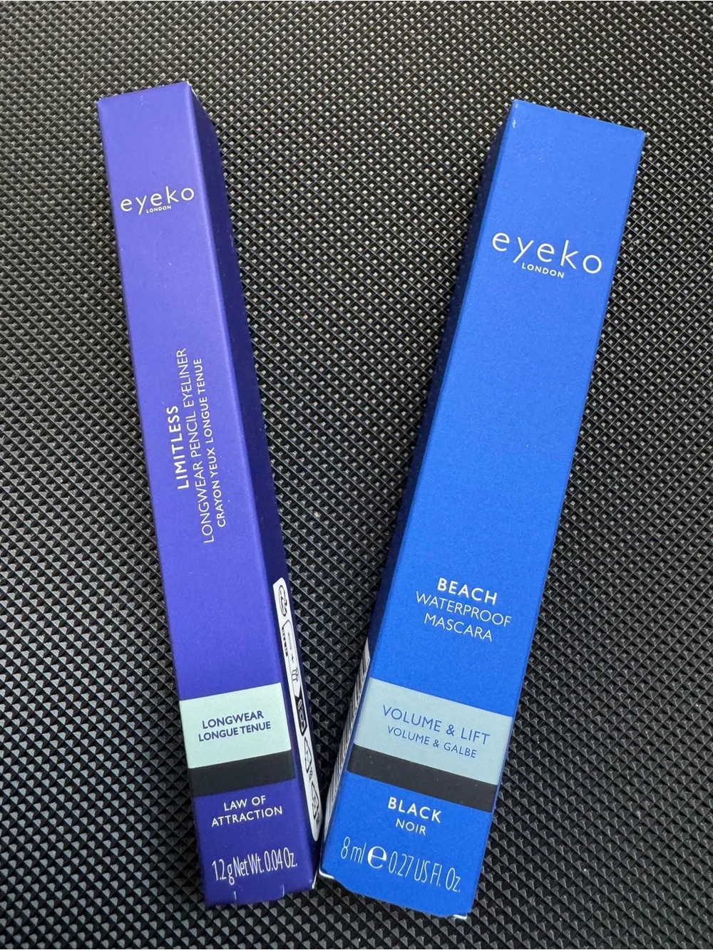 Eyeko Black Waterproof Mascara and eyeliner bundle